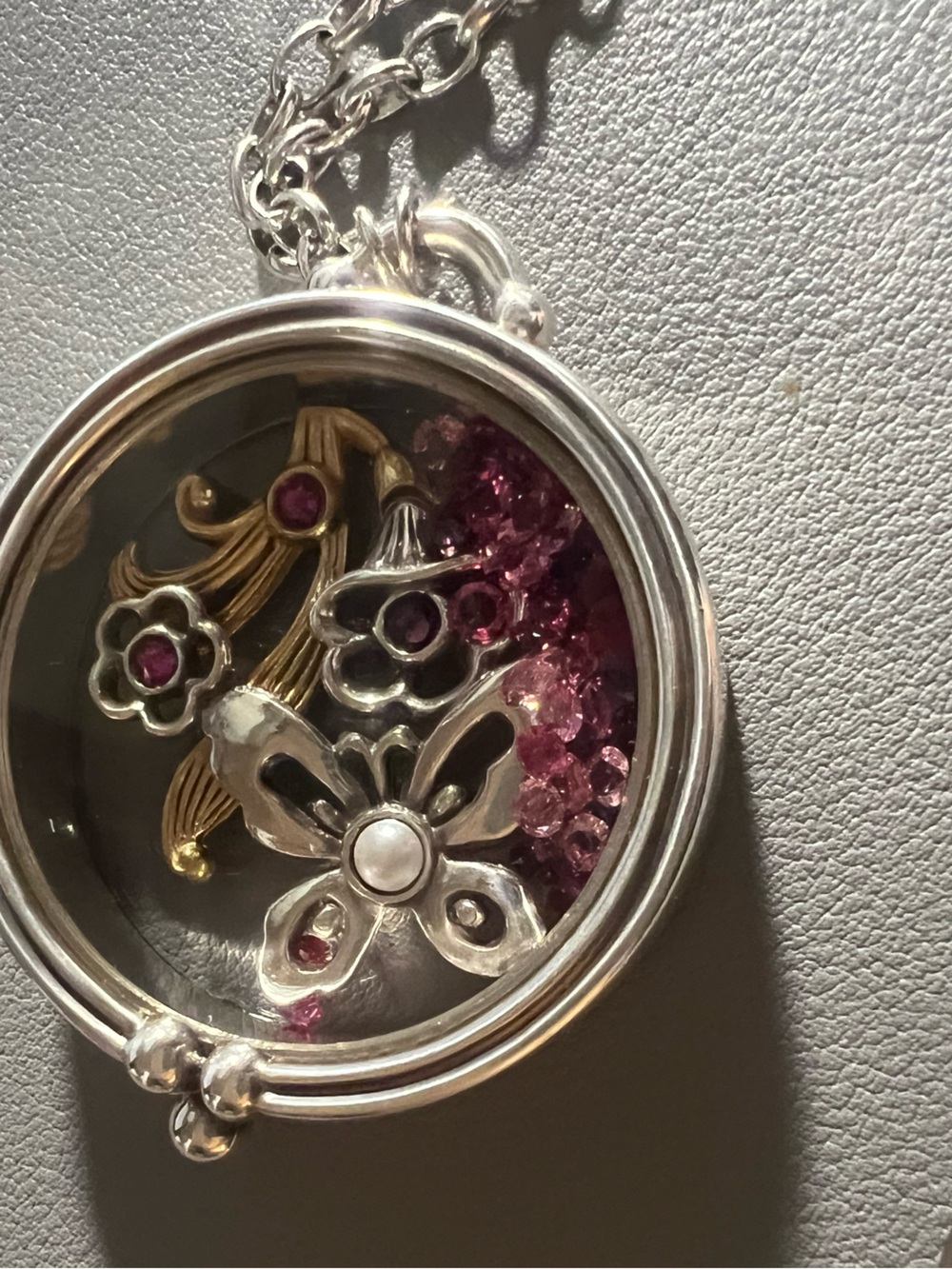 NWT BRIGHTON FLOWER DUET SHAKER NECKLACE - Picture 7 of 8
